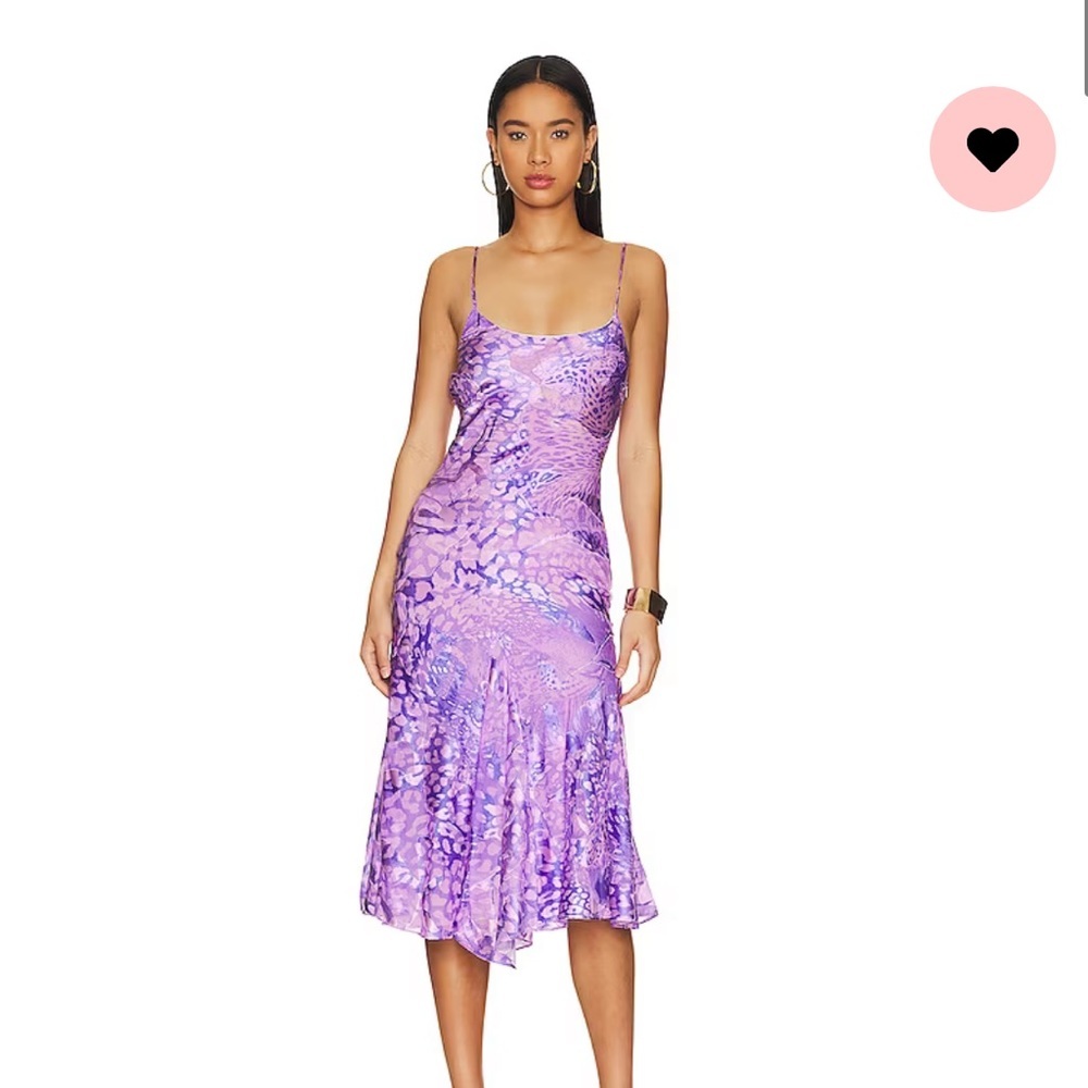 NEW NBD Lilac Leo midi dress size XXS